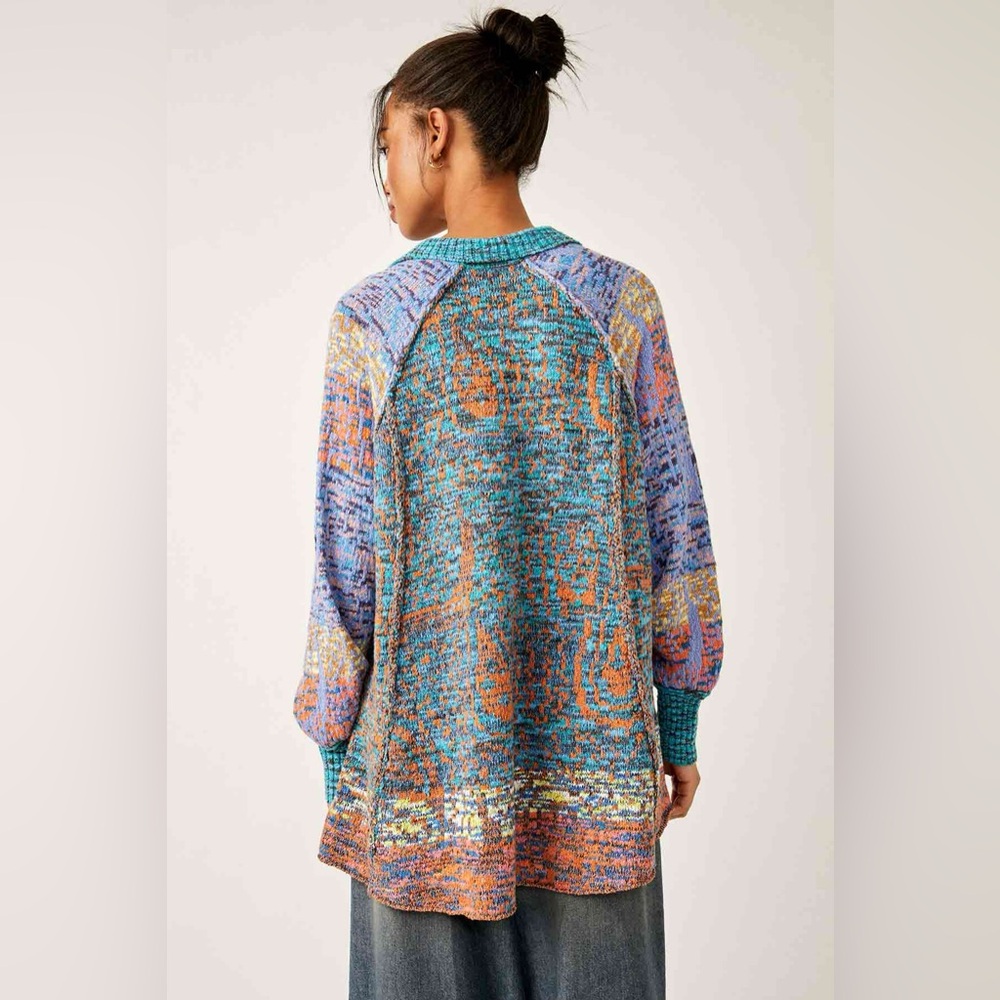 Free People Multicolor Knit Mini Dress - Picture 7 of 11